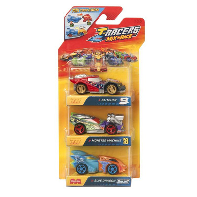 T-Racers Mix'n Race 3 pack Blister (nr.62)