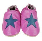 Kapcie Dziecięce Papushki Różowe Gwiazdka Granat