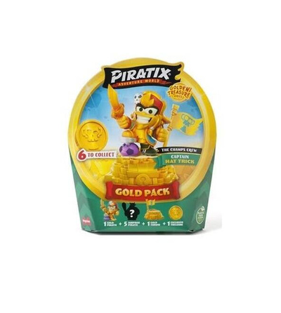 PIRATIX Golden Treasure Gold Pack 6