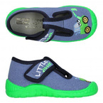 3F kapcie zielona koparka