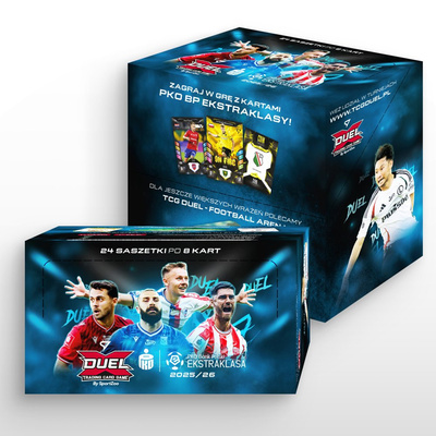 SportZoo PKO BP Ekstraklasa TCG DUEL Retail BOX (24 szaszetki)