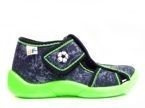 3F-Zielone Kapcie Piłkarz
