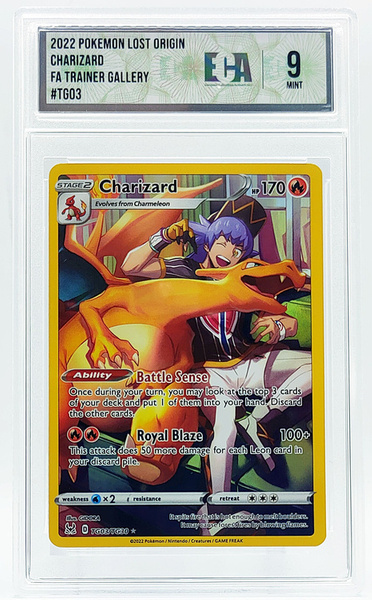 Karta POKEMON Grading ECA 9 Charizard