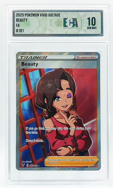 Karta POKEMON Grading ECA 10 Beauty