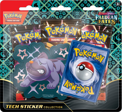 Pokémon TCG: Paldean Fates Tech Sticker BUNDLE Maschiff