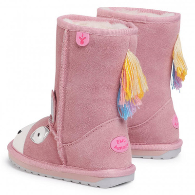 EMU śniegowce dziecięce K12408 Magical Unicorn Pale Pink