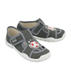 VIGGAMI oliwkowe kapcie Adaś piłka