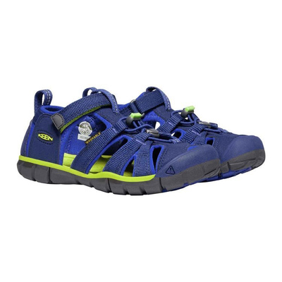 Sandały Dziecięce KEEN Blue Depthis / Chartreuse
