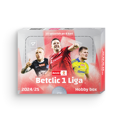 SportZoo Betclic 1 Liga 2024/25 s1 Hobby BOX (10 szaszetki)