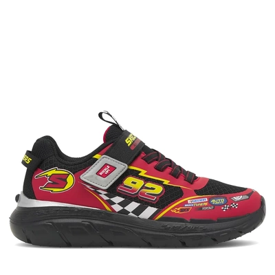 SKECHERS czerwone półbuty 402303L BKRD