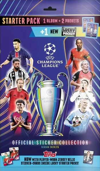 Match Attax UEFA Champions League 24/25 starter pack