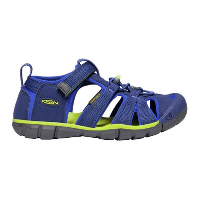 Sandały Dziecięce KEEN Blue Depthis / Chartreuse