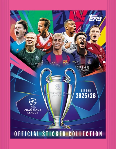 Match Attax CL 2025/26 KN - Saszetka z naklejkami BOX 50 saszetek
