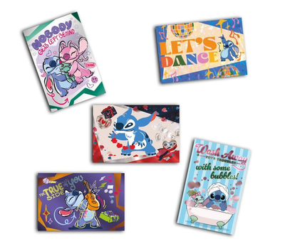 Stitch - Saszetki z fotokartami - BOX 24 saszetki