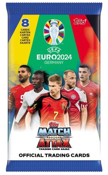 Euro 2024 Topps Cards saszetki z kartami 1 szt.