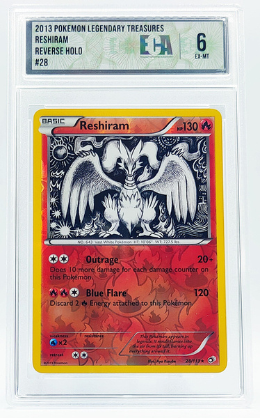 Karta POKEMON Grading ECA 6 Reshiram