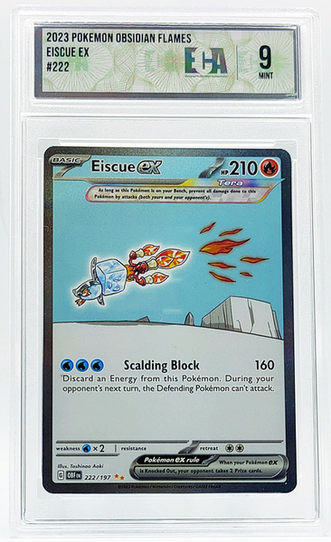 Karta POKEMON Grading ECA 9 Eiscue ex