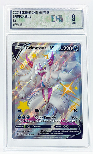 Karta POKEMON Grading ECA 9 Grimmsnarl V