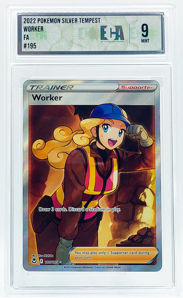 Karta POKEMON Grading ECA 9 Worker