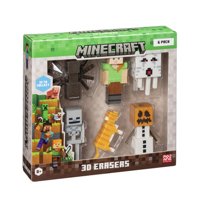 MINECRAFT zestaw 6 figurek kolekcjonerskich