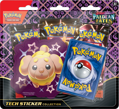 Pokémon TCG: Paldean Fates Tech Sticker BUNDLE Fidough